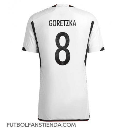 Alemania Leon Goretzka #8 Primera Equipación Mundial 2022 Manga Corta